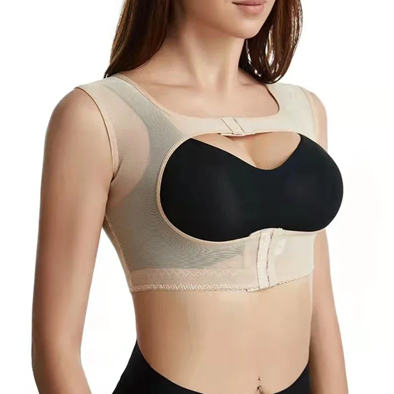 Chest Clothes Posture Corrector Women Bra Support Chest Brace Up Shapewear  Body Shaper for Hunchback,Beige-L (Black XL) : : Health & Personal  Care
