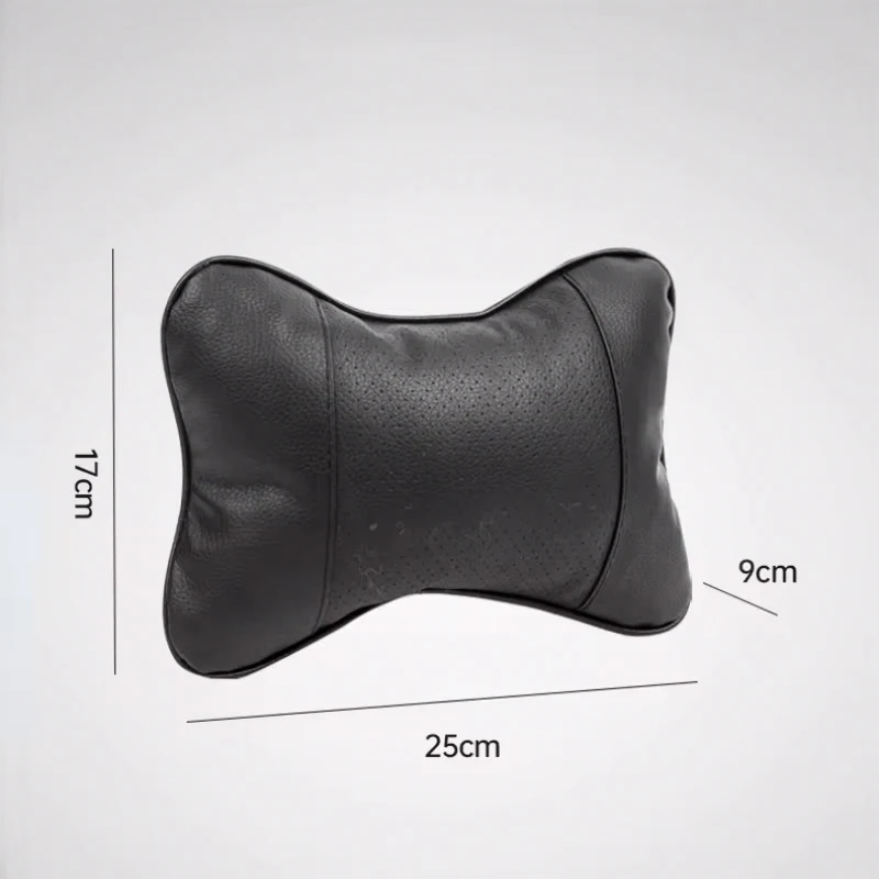 1Pcs Car Seat Headrest Leather Auto Interior Head Neck Pillow For Land Rover Defender Freelander 1 2 Discovery 1 2 3 Evoque Rang