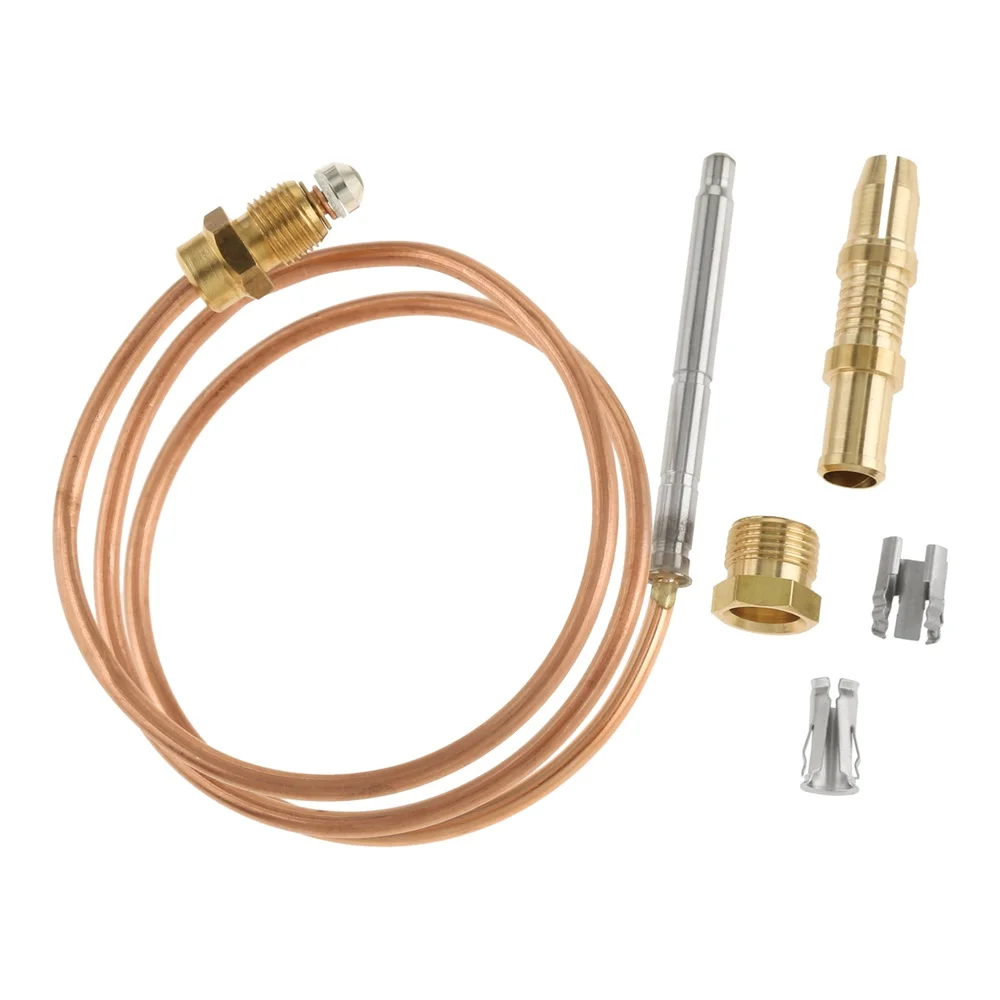 24 Inch Gas Stove Universal Thermocoupler Fireplace Replacement Kit Meter Digital Temperature Controller Thermocouple Probe