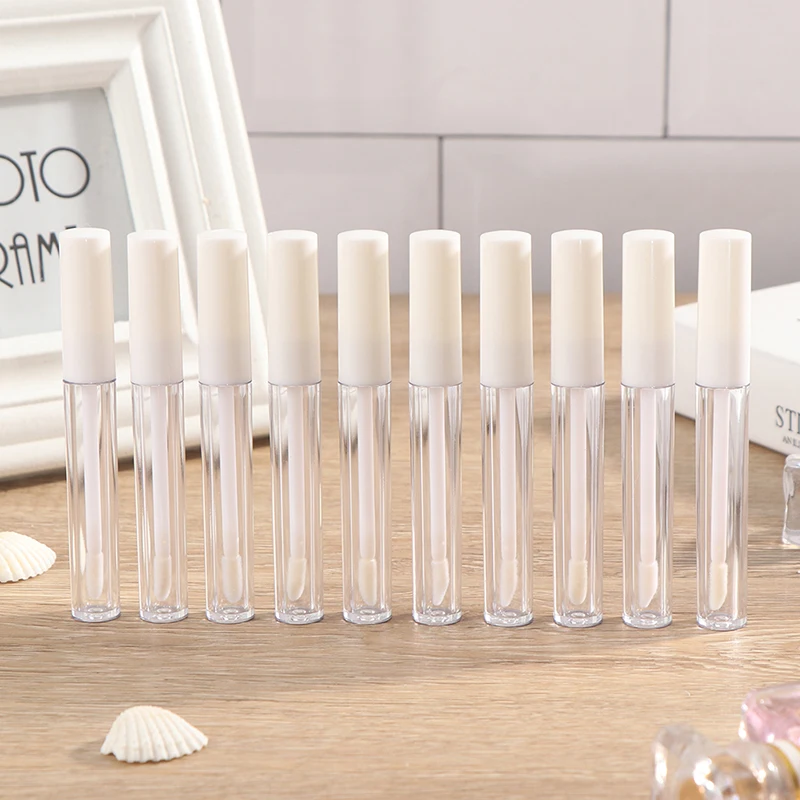 2.5ML 립글로스 튜브, DIY 립글로스 병, 빈 화장품 용기, 10 개/묶음