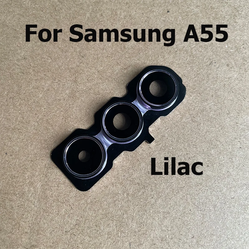 Back Camera Glass Lens Replacement with Frame Cover Adhesive Sticker