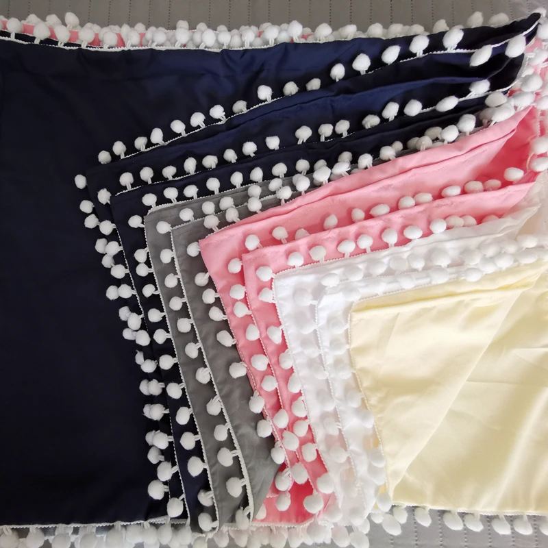 Bed Skirt Wrap Around Small Ball Elastic Ruffles