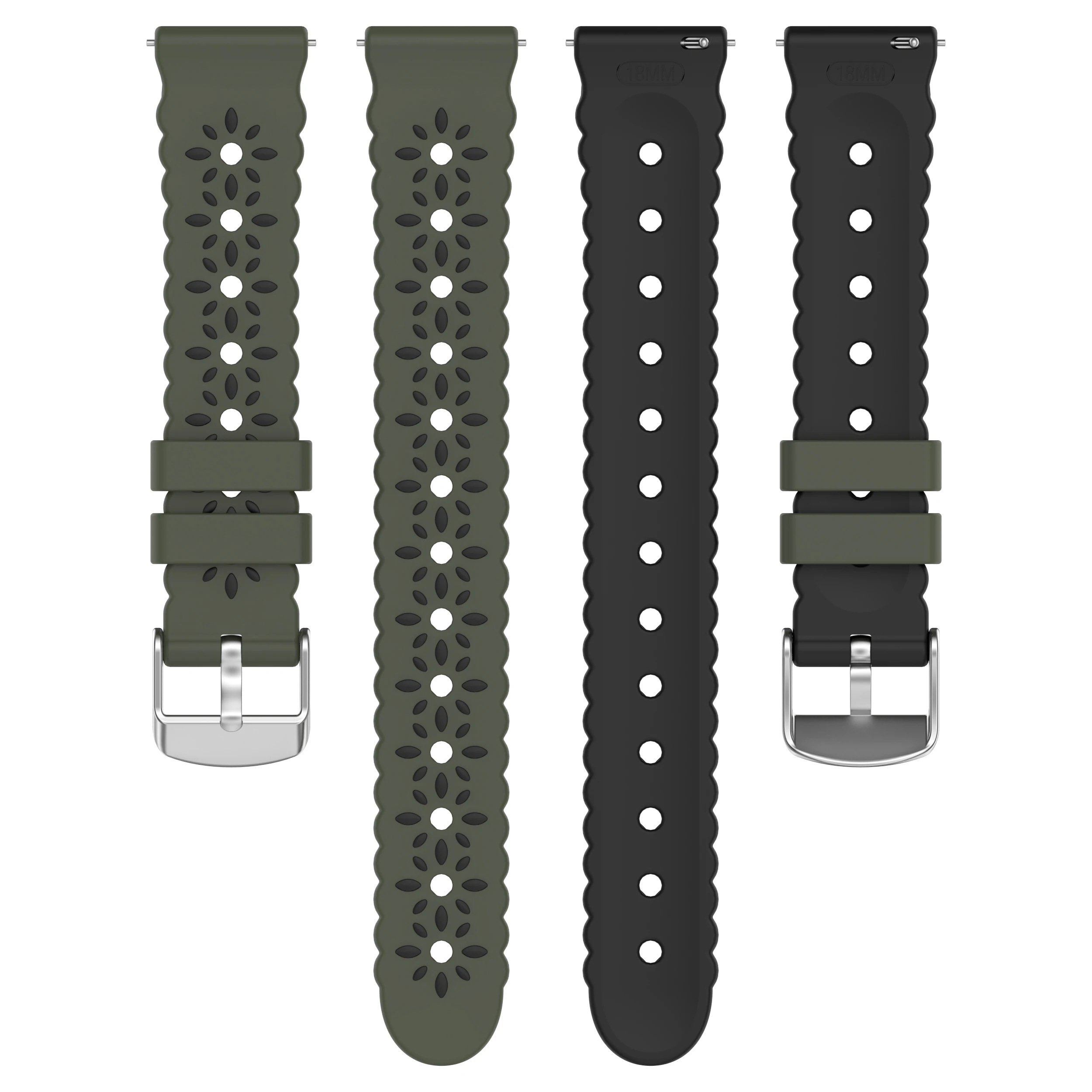 Elegant 18mm Smart Watch Strap Wristband - Premium Bracelet Watchband Accessory