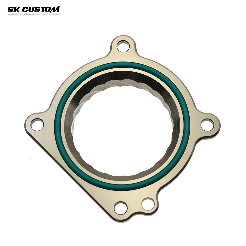 CNC Aluminum Throttle Body Spacer For Vw Golf-R CC Passat Tiguan Audi A3 A5 Q3 Q5 TTS Skoda 1.8T 2.0T Intake Manifold Adapter