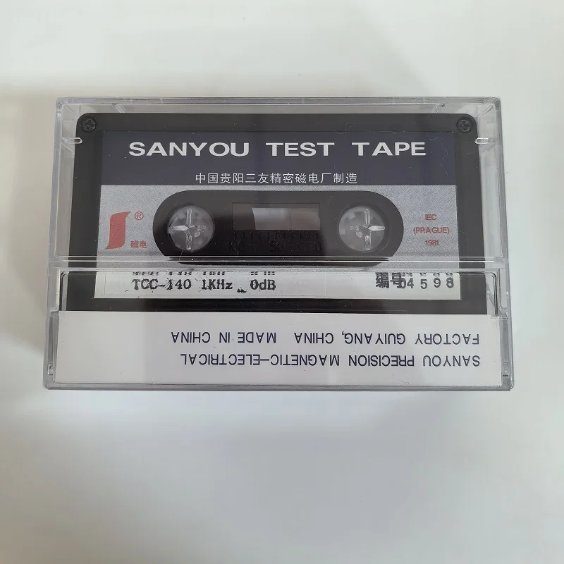 TEST TAPE SANYOU TCC-140 1kHZ-0DB LEVEL ADJUSTMENT Recording reference level