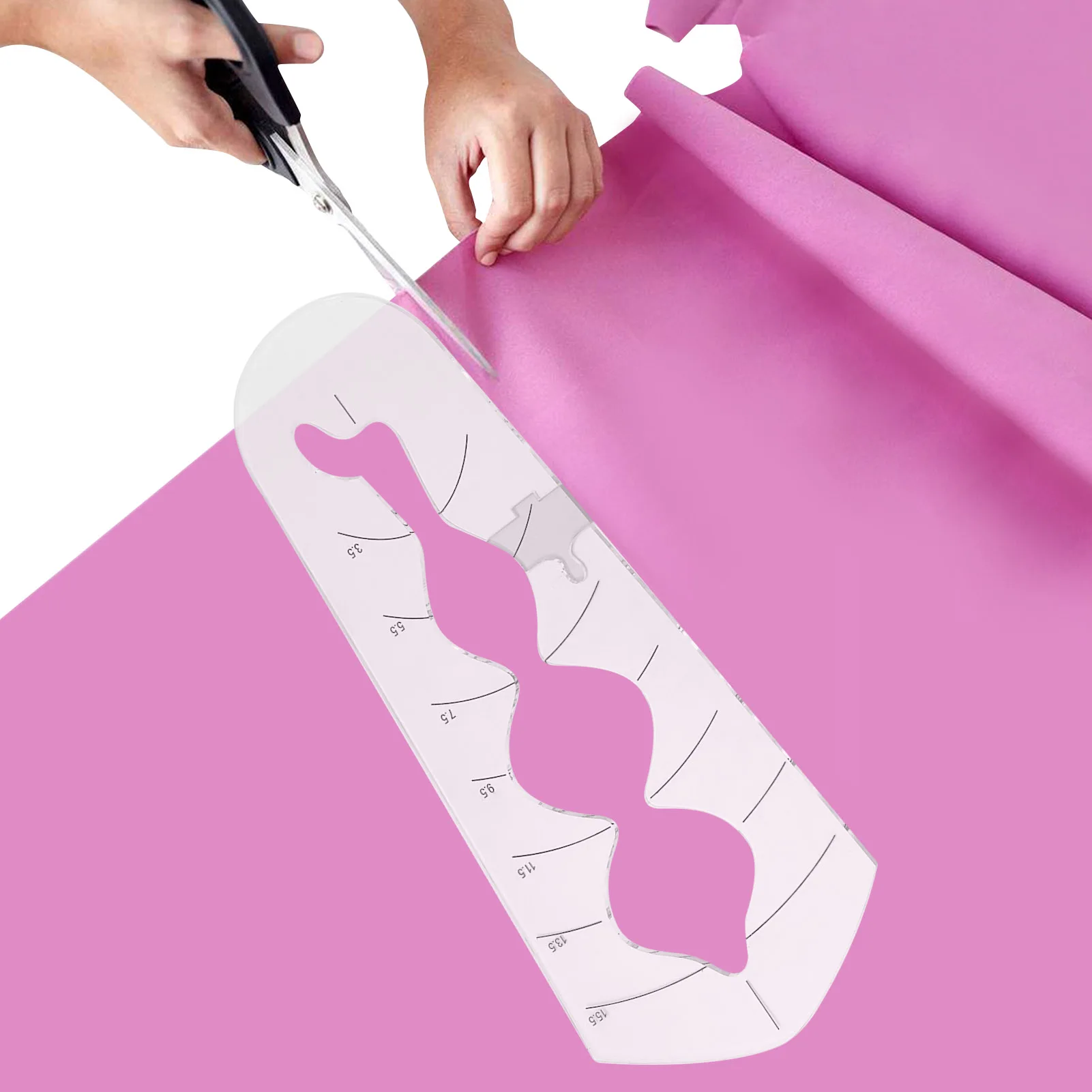 Quilting Template Ruler Acrylic Quilting Frame Free Motion Quilting 