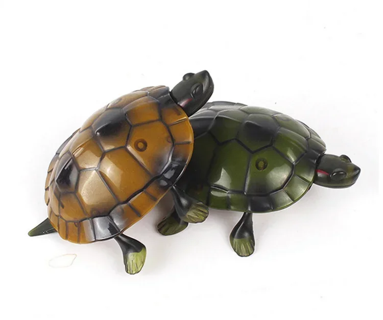 [Funny] Trick electronic pet RC simulation sound & light Tortoise robot model prank toy remote control smart animal kids gift 3