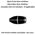 Precut nanoceramics car UV Window Tint Kit Automotive Window Film For  MERCEDES-BENZ CLS-CLASS C257 4 DR SEDAN 2019-2023 - AliExpress