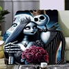 Disney Jack Skellington Cartoon Printed Blanket Picnic Blankets Warm Blanket Soft Comfortable Blanket Home Travel Birthday Gift 1