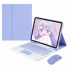 Enhanced Magnetic Keyboard Case with Touchpad - Air 4 Air 5 10.9 (Purple 1)