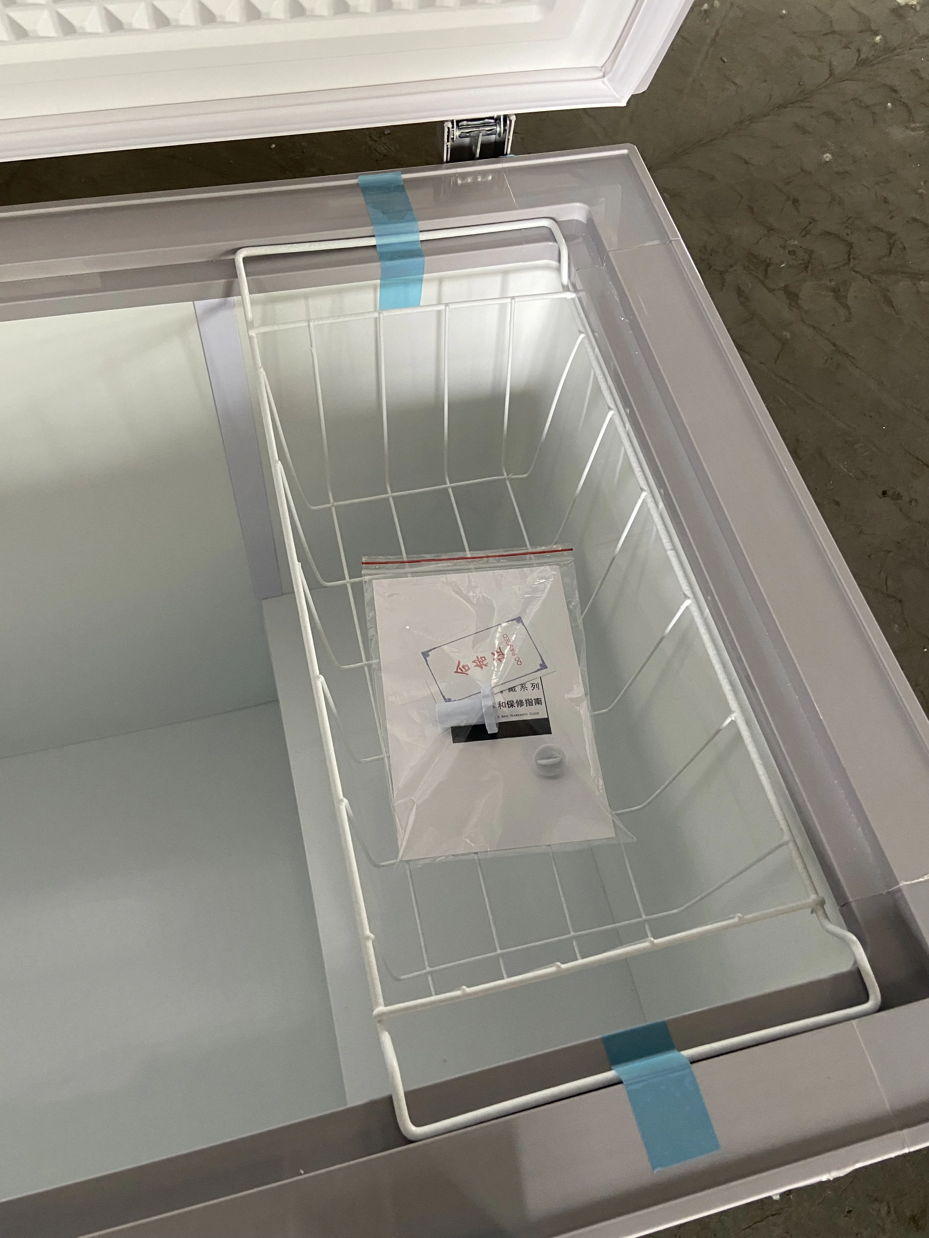Double-door Single-temperature Freezer Large Capacity, Vegetable and Meat Storage Horizontal Freezer, Freezer Home Commercial