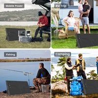 100W panneau solaire Portable pliant 54W 36W 21W générateur solaire pour Camping balcon panneaux photovoltaïques étanche 4