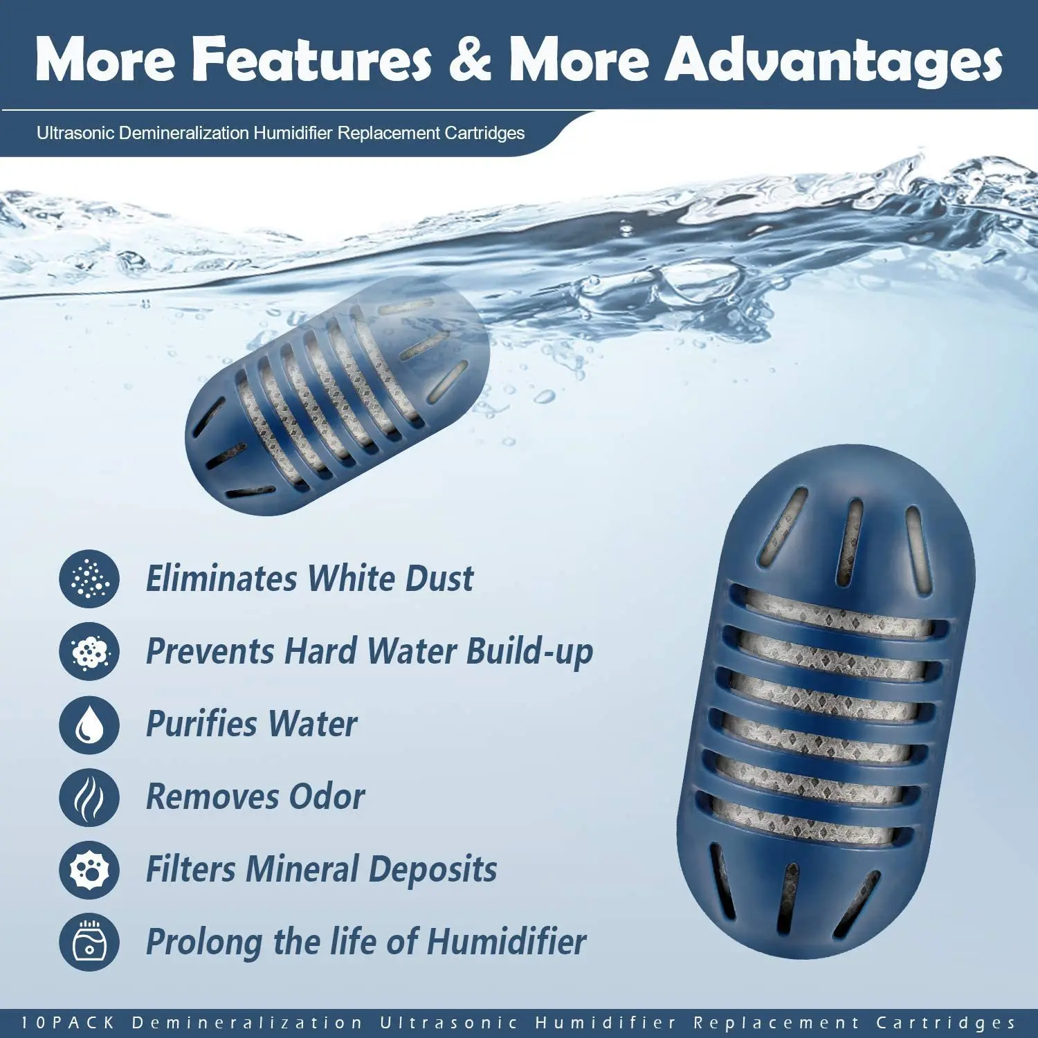 

Ultrasonic Fish Tank Cleaning Device Removal Plus Dampness Filter,Water Filter Replacement,Water Filter System Accessories