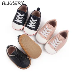 Infant Baby Boy Shoes for 1 Year Old Toddler Classic Casual Trainers Newborn Anti-slip Rubber Bottom Bebes Girl Footwear Gift