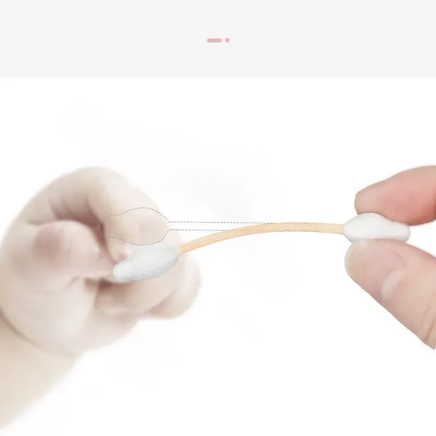 Baby Cotton Swabs Double Tips Ear and Nose Multifunctional Cleaning Stick Bamboo Cotton Swab Buds Makeup Cleaning Kid Baby cotton swabs