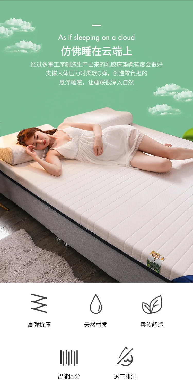 Description Picture 6 of itemDropshipping Customizable Size Mattress Soft Mattress Home Tatami Mat Was The Floor Mat Student ZHA03-20599