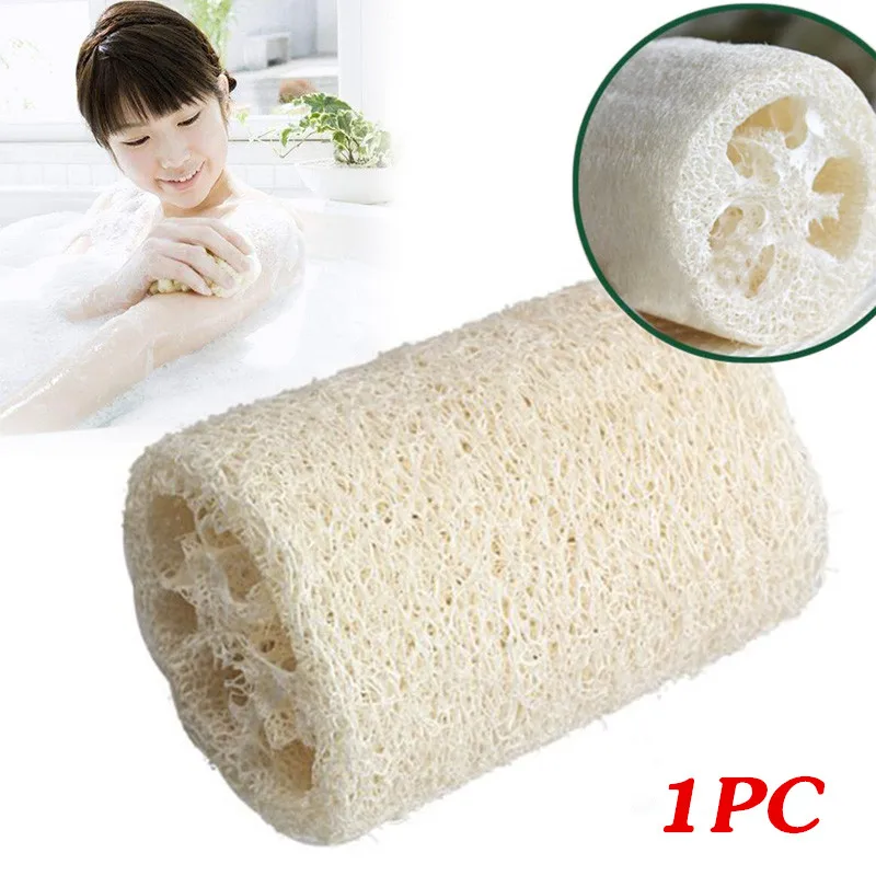 

NATURE 1 Pack of Organic Loofahs Loofah Spa Exfoliating Scrubber natural Luffa Body Wash Sponge Remove Dead Skin Made Soap