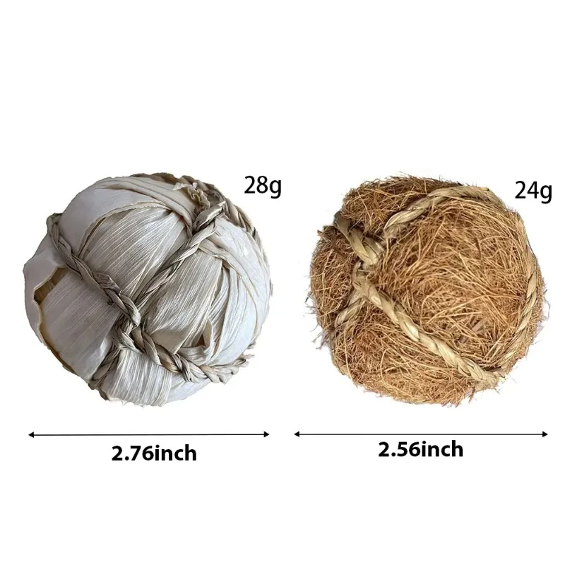 Pet Grass Ball Rabbit Dutch Pig Totoro Hamster Supplies Small Pet Grinding Teeth To Relieve Boredom Playing Chewing Toys