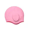 Waterproof Ear Protector Cap With No Wut Head Silicone High Quality Swimming Caps Children and Adults High Elasticity Diving Hat 5