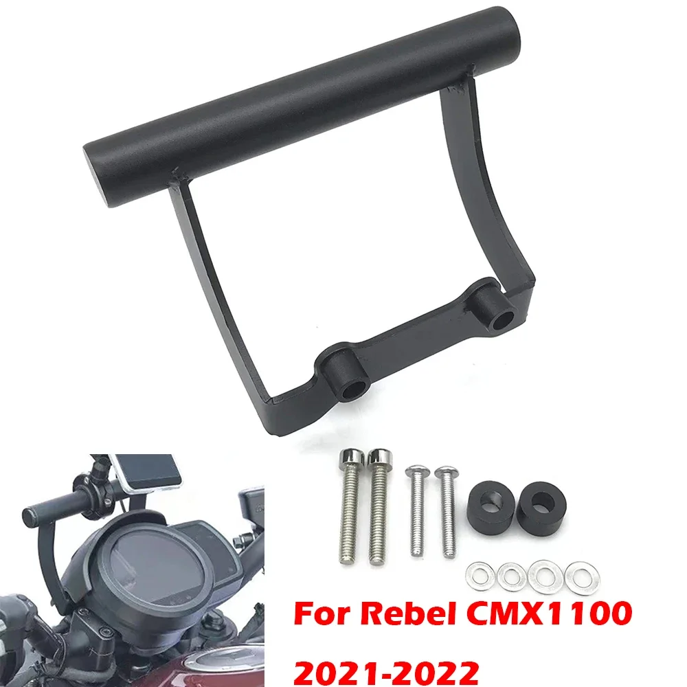 

Motorcycle Navigation Bracket GPS Phone Holder Levers For Honda REBEL CMX 1100 Rebel1100 CMX1100 2021-2022 Accessories