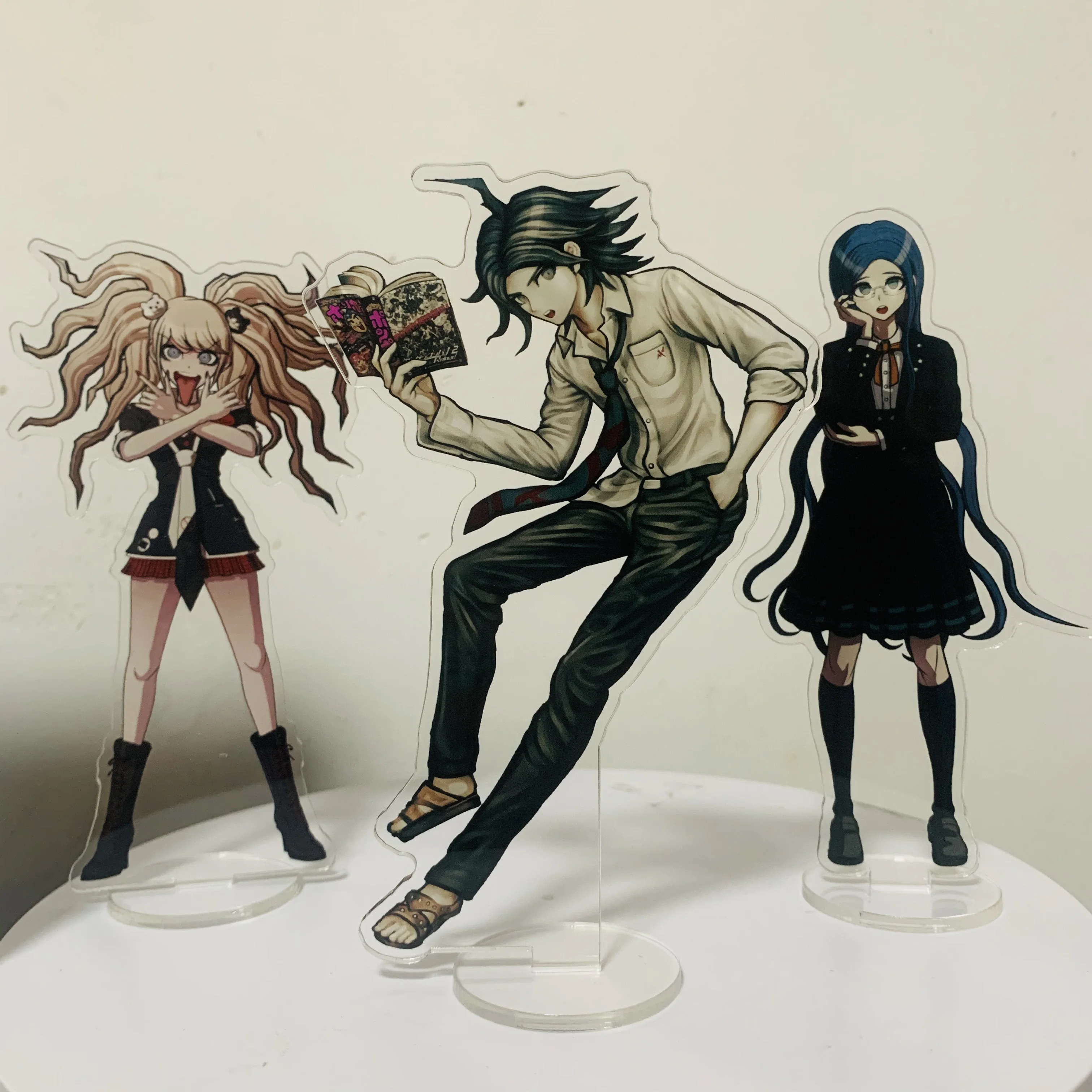 Danganronpa Anime Figure Nagito Komaeda Naegi Makoto Kirigiri Kyouko Maizone Sayaka Cosplay Acrilico Stand Modello Fan Giocattoli Di Natale