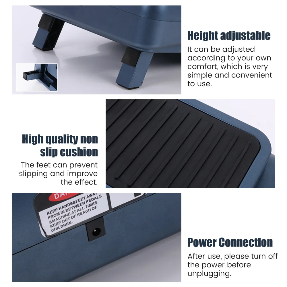 Electric Leg Exercise Machine Elderly Stepper Rehabilitation Seated Home Exercise Circulation Trainer Safety Knee Walking Device 7