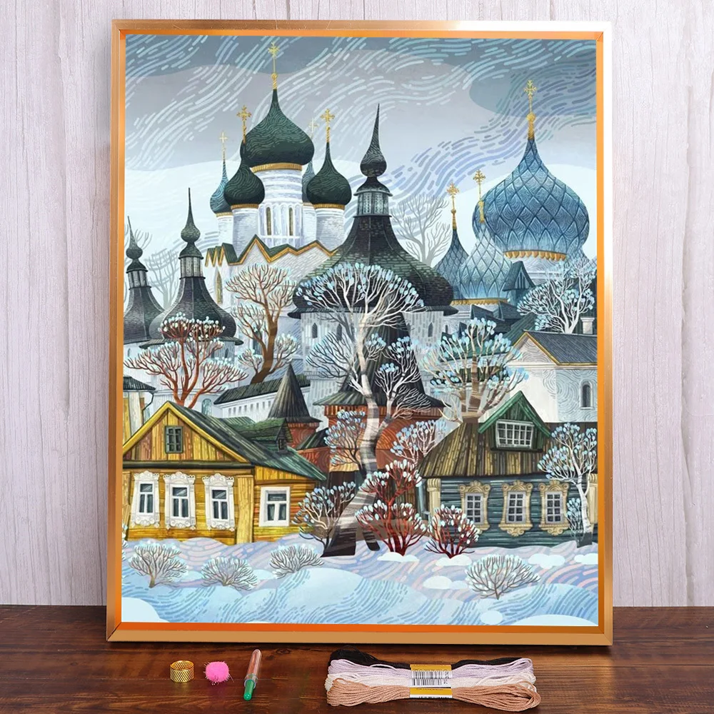 SceneryFantasyHouseCrossStitchPatternsEmbroideryHobbyNeedleworkKnittingHandicraftPromotionsRoomDecorForAdults-AliExpress15