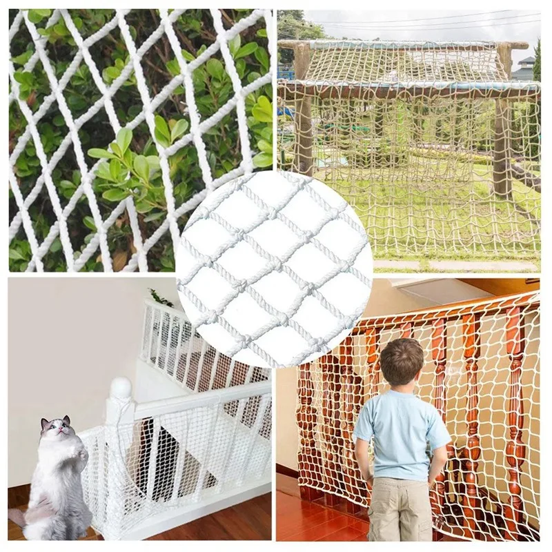 T84C-2X Pet Child Safety Net Home Pet Dog Cat Balcony Railing Stairs Fence A
