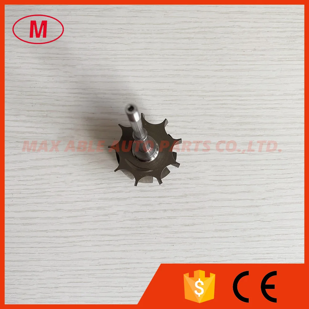 F5H 45.7/53mm 9 blades turbo turbine wheel shaft / turbine shaft&wheel