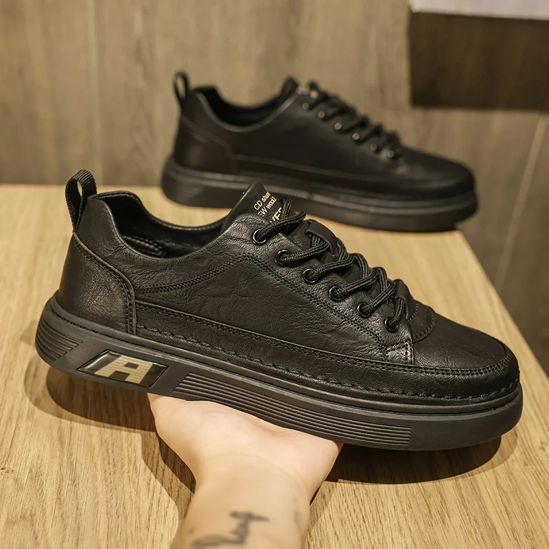 

Autumn Winter Popular Men's Oxford Shoes Thick Sole Durable Sports Shoes Men's Genuine Leather Casual Shoes Free Delivery