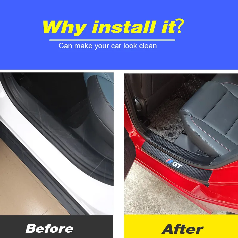 Adhesive Self-Adhesive Carbon Fiber Leather Crown 513L Automobile Door - View #8