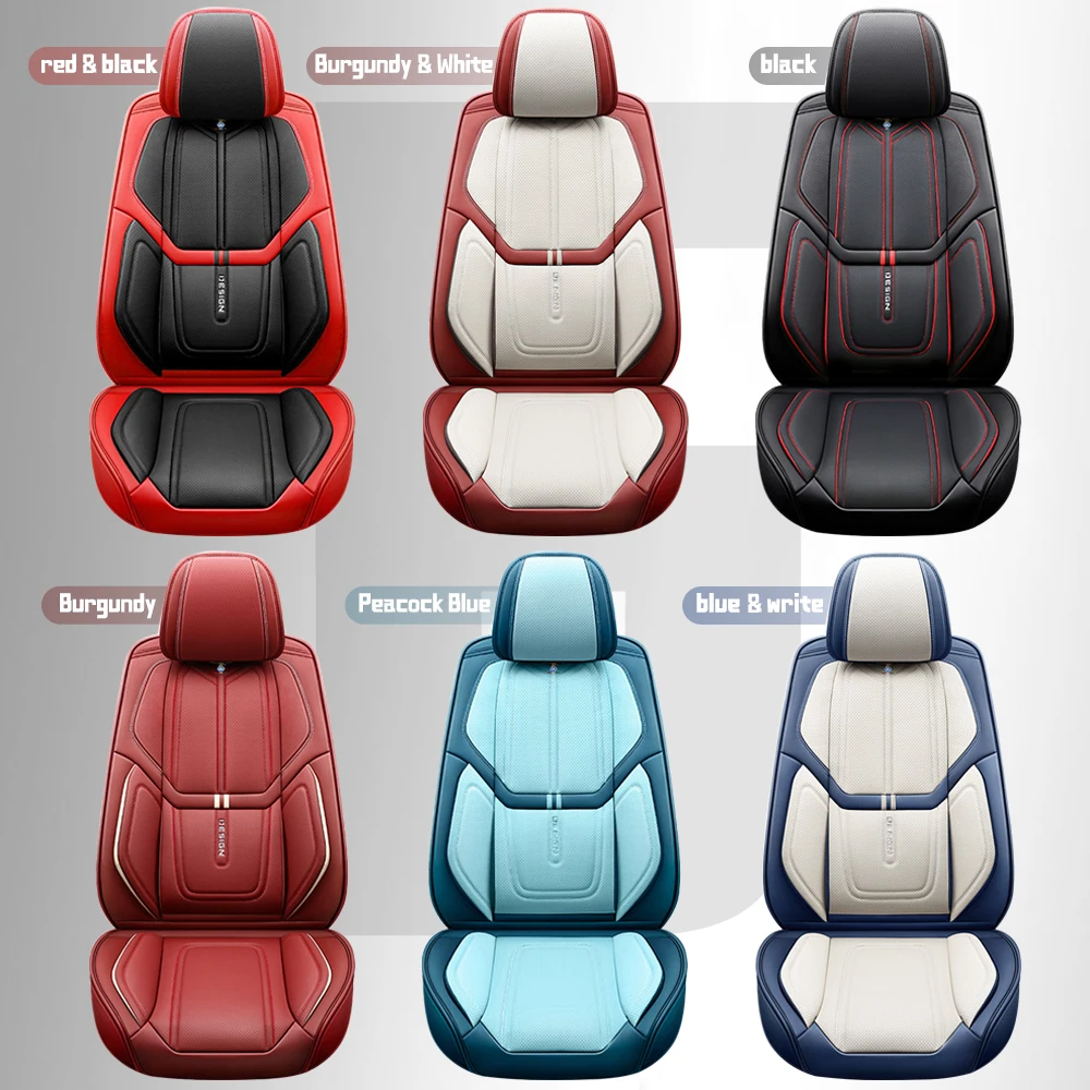 

Full Set Car Seat Covers For Audi A4 B8 B6 B7 Avant A3 8P A5 Sportback Q2 Q3 A7 Q7 4L Sedan SUV Leather Interior Accessories