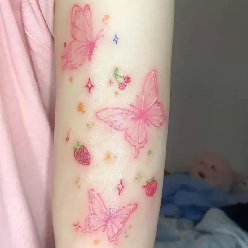 Waterproof Butterfly Temporary Tattoos for Women