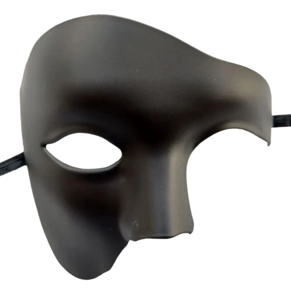 1PC Creative Phantom Masquerade Plastic Half Face Mask for Men Women Carnival Party Costume Props masquerade mask,half face mask
