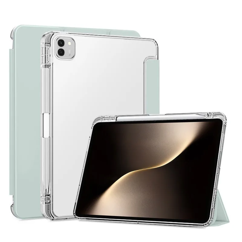 Premium Magnetic Fold Stand Case with Pencil Holder for 13.3 Tablets - PU Leather Cover