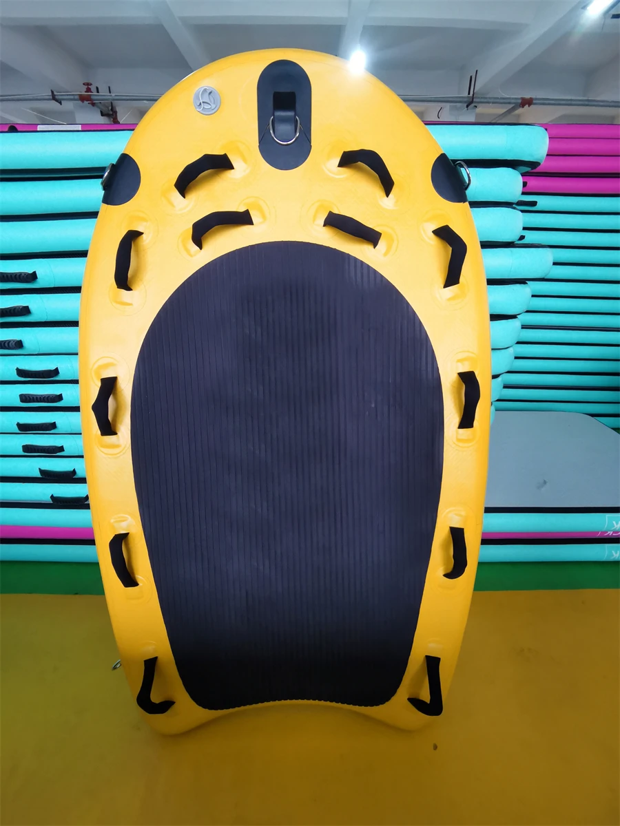 Inflatable Rescue Sled Yellow Drop Stitch Inflatable Jet Ski Sled Surf Rescue for Sale