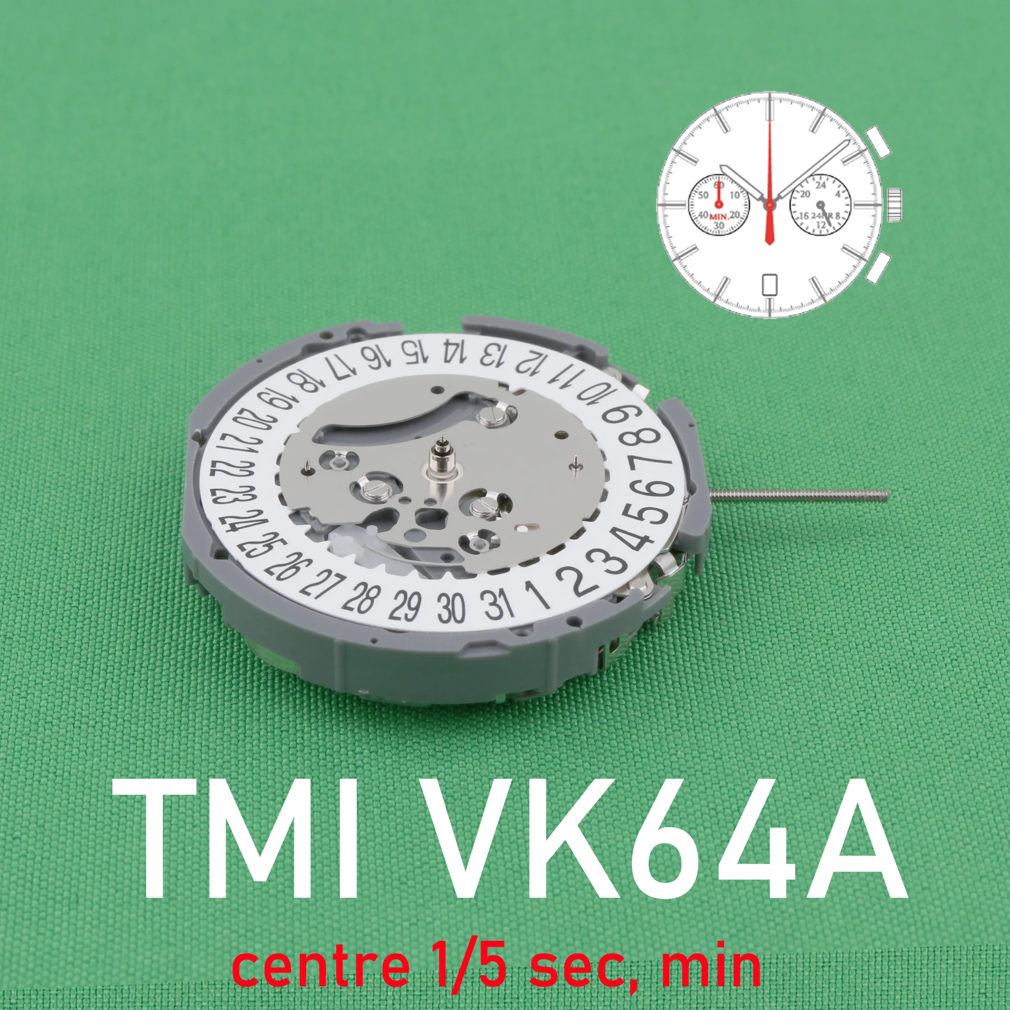 VK64 movement New Japan Seiko Vk64a Quartz Movement Original SII