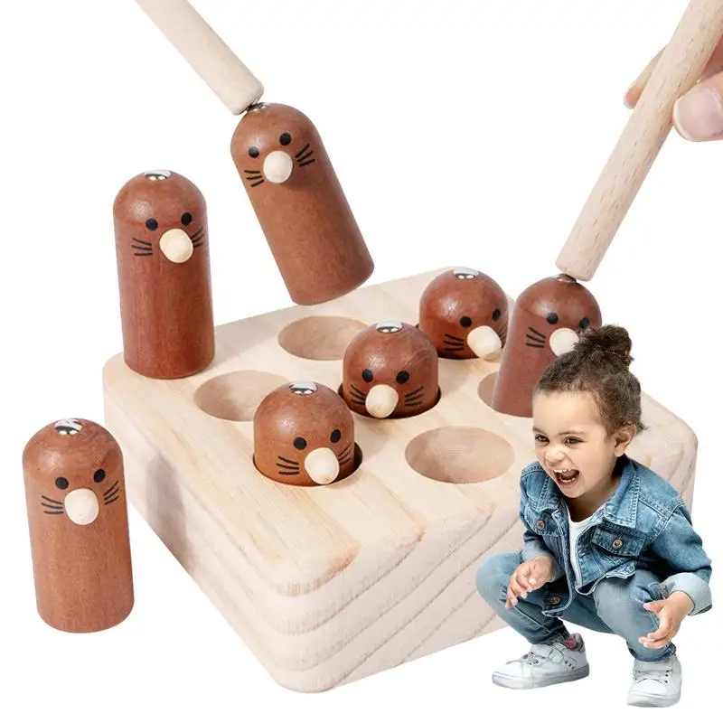 

Pounding Hammer Game Children's Wooden Pounding Game Wood Interactive Toy For Easter Birthday Christmas And Children's Day Gifts