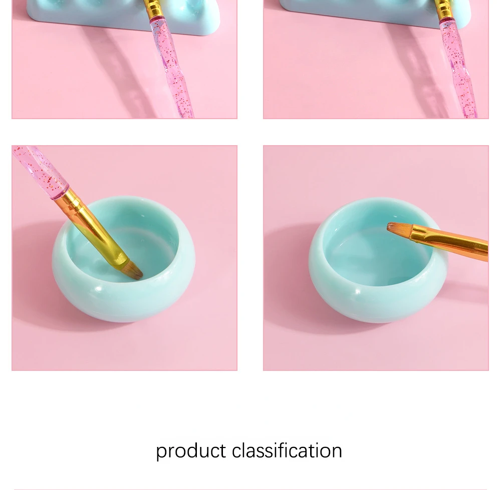 Acrylic Nail Brush Cleaner Cup