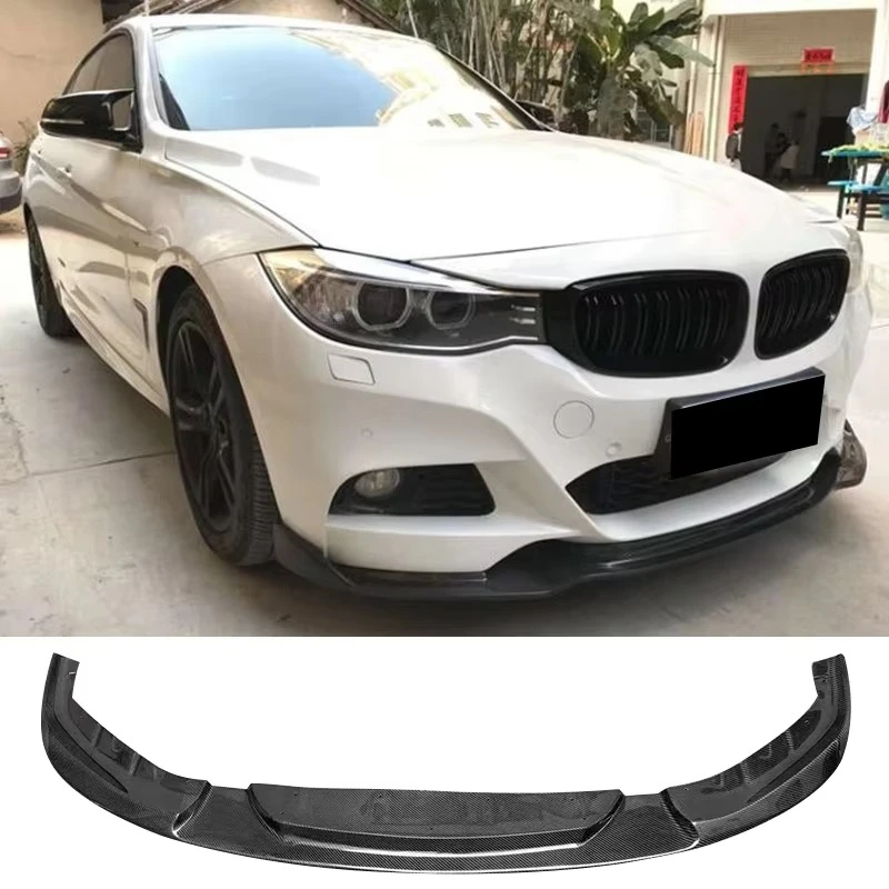 F34 GT HM 스타일 카본 파이버 프론트 립 프론트 스플리터 프론트 범퍼 립 (3 시리즈 F34 GT 용)