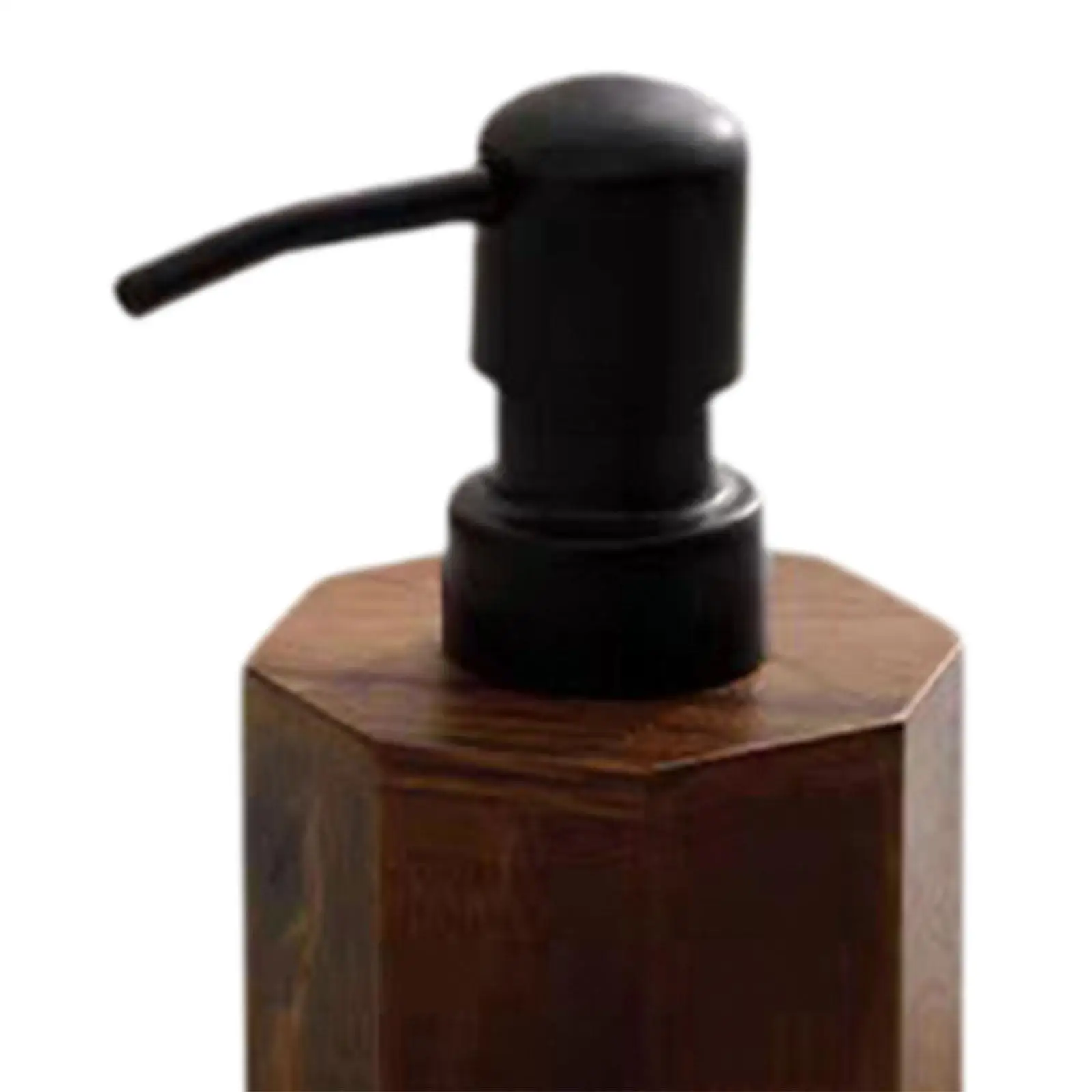 Soap Dispenser Empty Wooden Dish Soap Dispenser for Hotel Home Bathroom