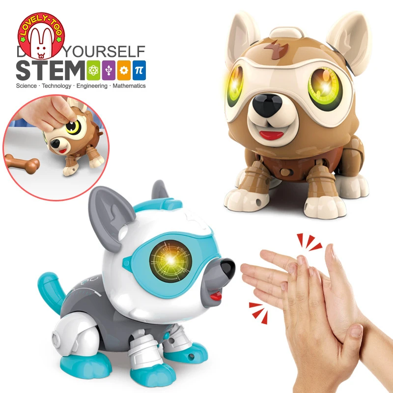 Interactive Toys Intelligent Dog Toys Cute Animals Smart Robot LED Eyes
