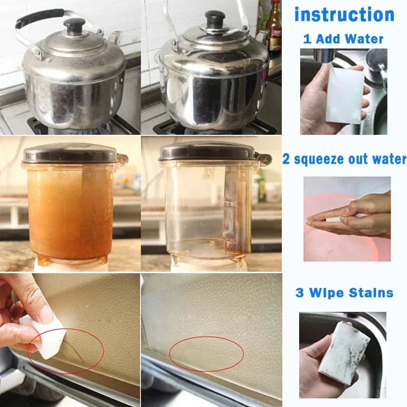 Melamine Sponge 100*60*20mm Magic Eraser Cleaner for Kitchen Bathroom Cleaning Tools