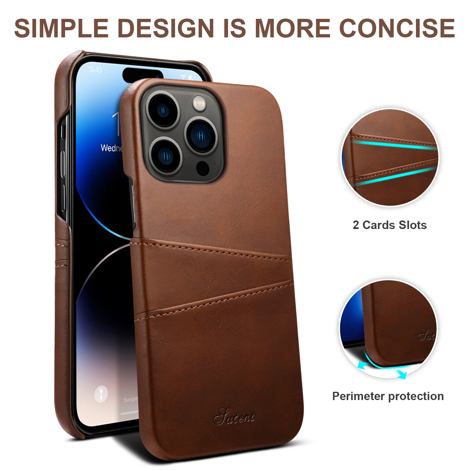 Phone Case Designer IPhone Case Luxury Wallet Card Holder For