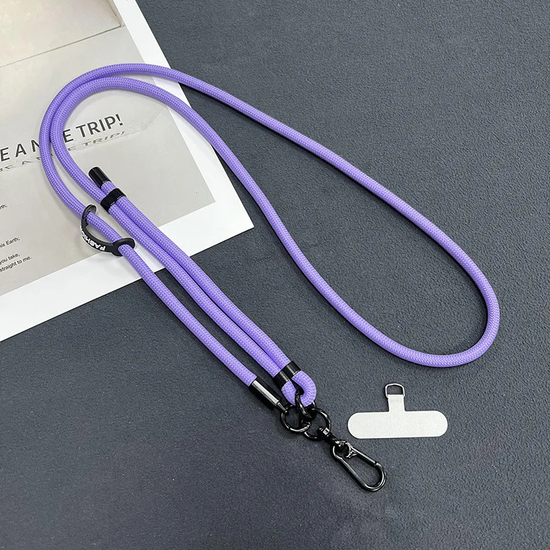 Versatile Crossbody Adjustable Phone Lanyard Strap with Detachable Neck Cord, 150cm