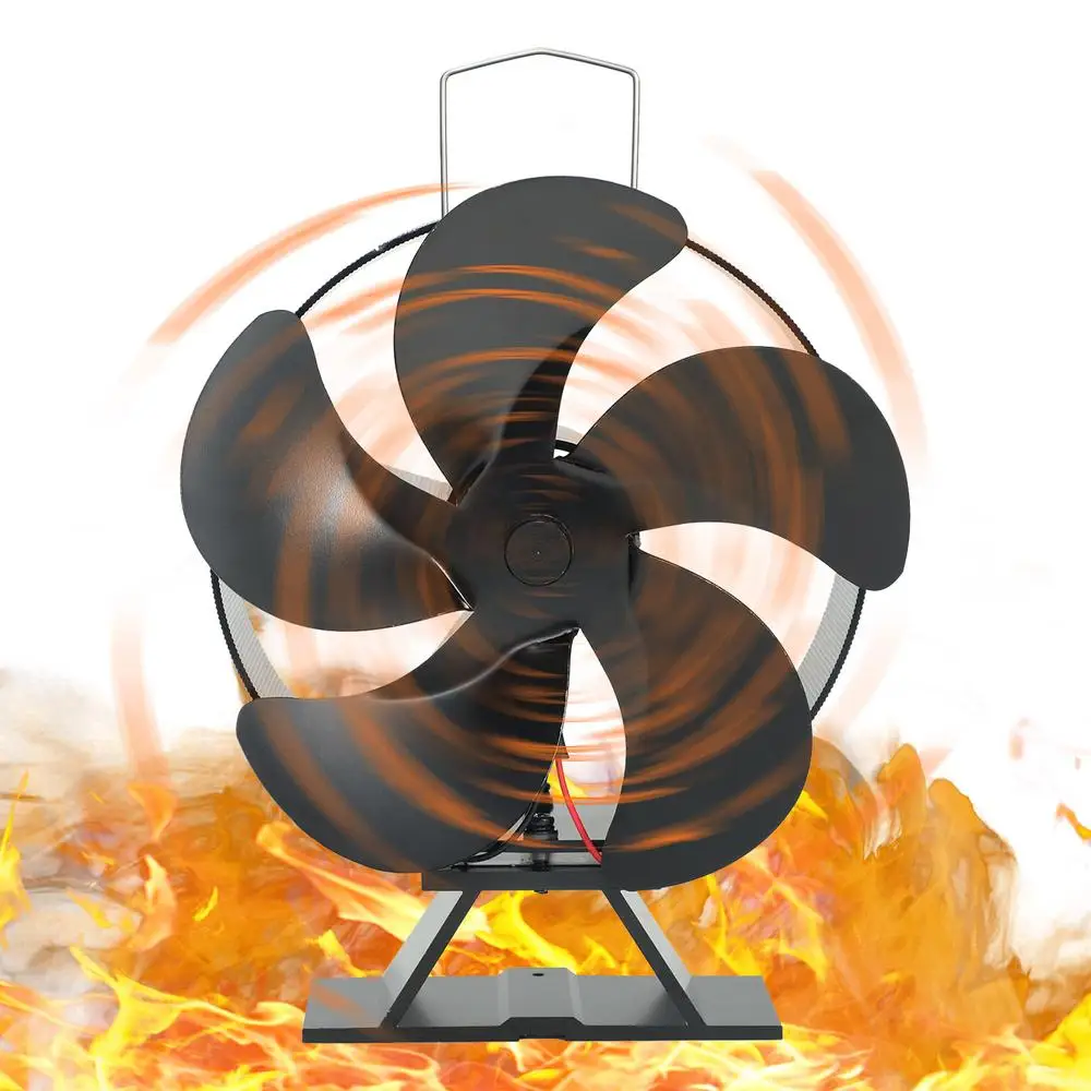 Heat Powered Stove Fan Fireplace Fan For Wood Burning Stove Silent  Operation Automatic Adjustment Thermal Fans For Wood/Log - AliExpress