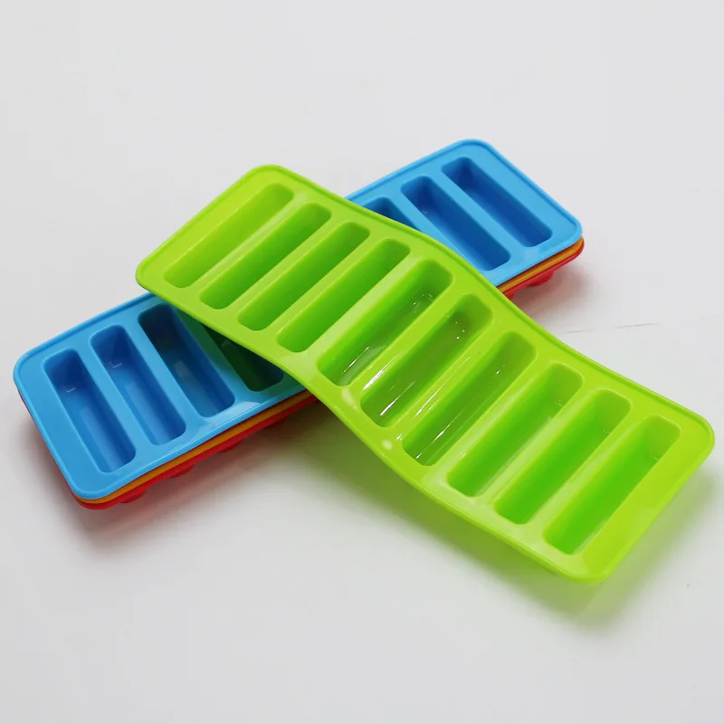 Food-Grade-10-Cavity-Silicone-Bar-Ice-Cube-Tray-Ice-Cubes-Small-Rectangle-Mold-Ice-Maker.jpg Élelmiszer -Fokozat 10 Üreg Szilikon Bár Jégkocka Tálca Jégkockák Kis Téglalap Penész Jégkészítő Konyha - Image 2
