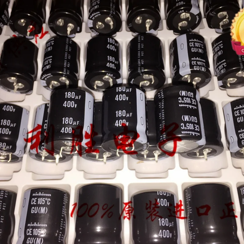 2PCS 180UF 400V electrolytic capacitor 400V 180UF 22X30 GG