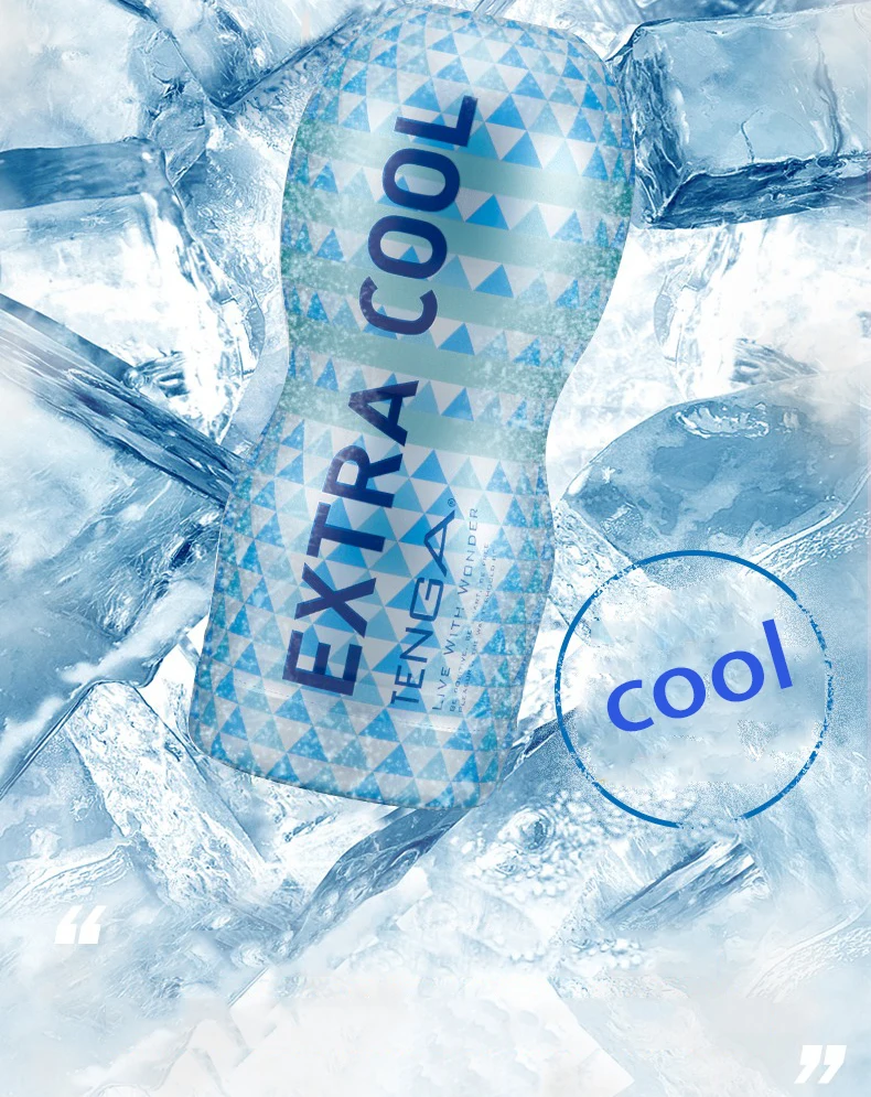 4pcs TENGA Cool Masturbator Original Vacuum Cool CUP Pocket Stimulator Pussy Adult Games Soft Pocket Pussy Lubricant for Summer