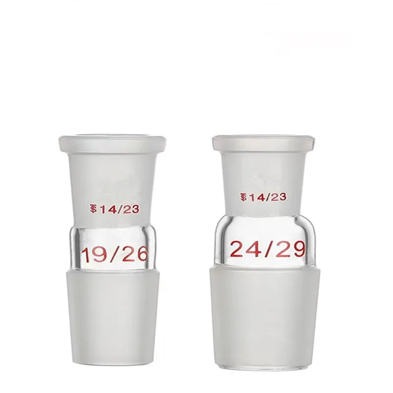 14/23 19/26 24/29 29/32 Female to 19/24/29/34/40/50mm Male Glass lab glass adapter Glass Reducing Transfer Adapter Glassware Laborotary